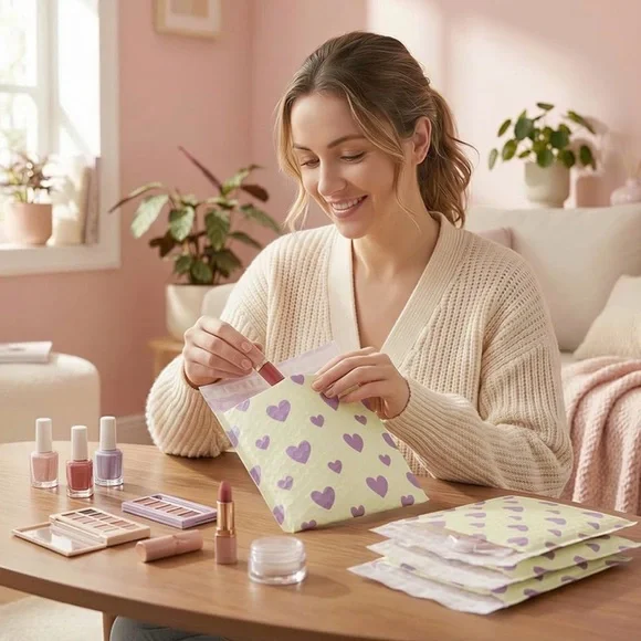 15 Pack 6x10 Purple Heart Bubble Mailers Padded Envelopes Shipping Supplies - Picture 2 of 4